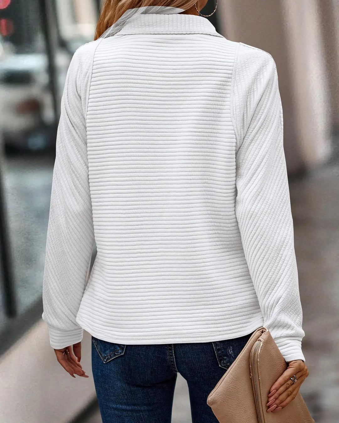 Avora Lyon | Sweater avec demi-zip
